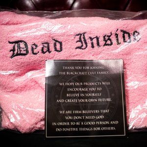 Blackcraft Cult "Dead Inside" XS Pink Women's Cozy Lounge Set NWT